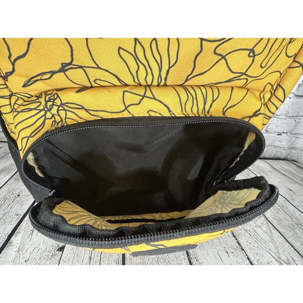 RVCA Estate II Yellow & Black Backpack Laptop Outdoor - Picture 8 of 10